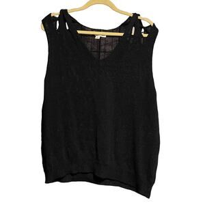 White + Warren Knit Tank Women's Sz L